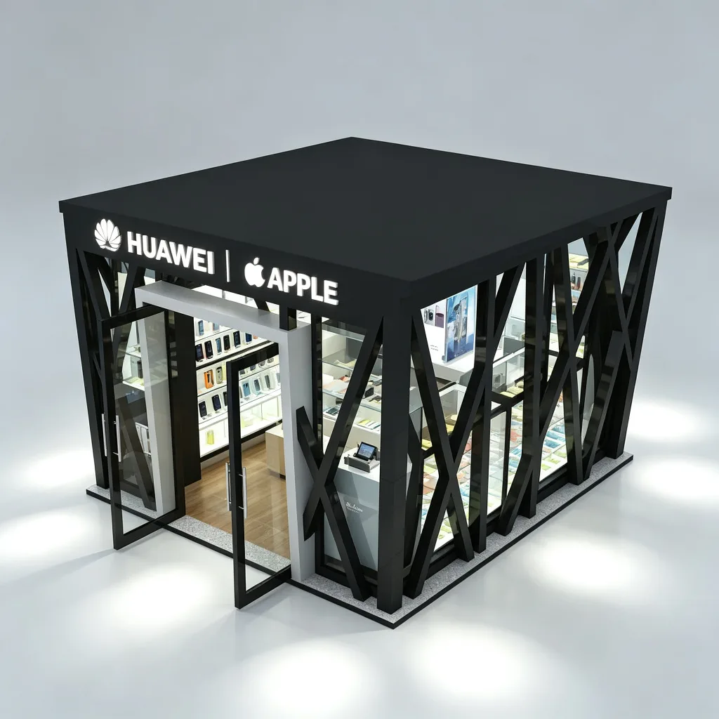 Outdoor Retail Kiosk For Sale Custom Design – custom retail display image 9