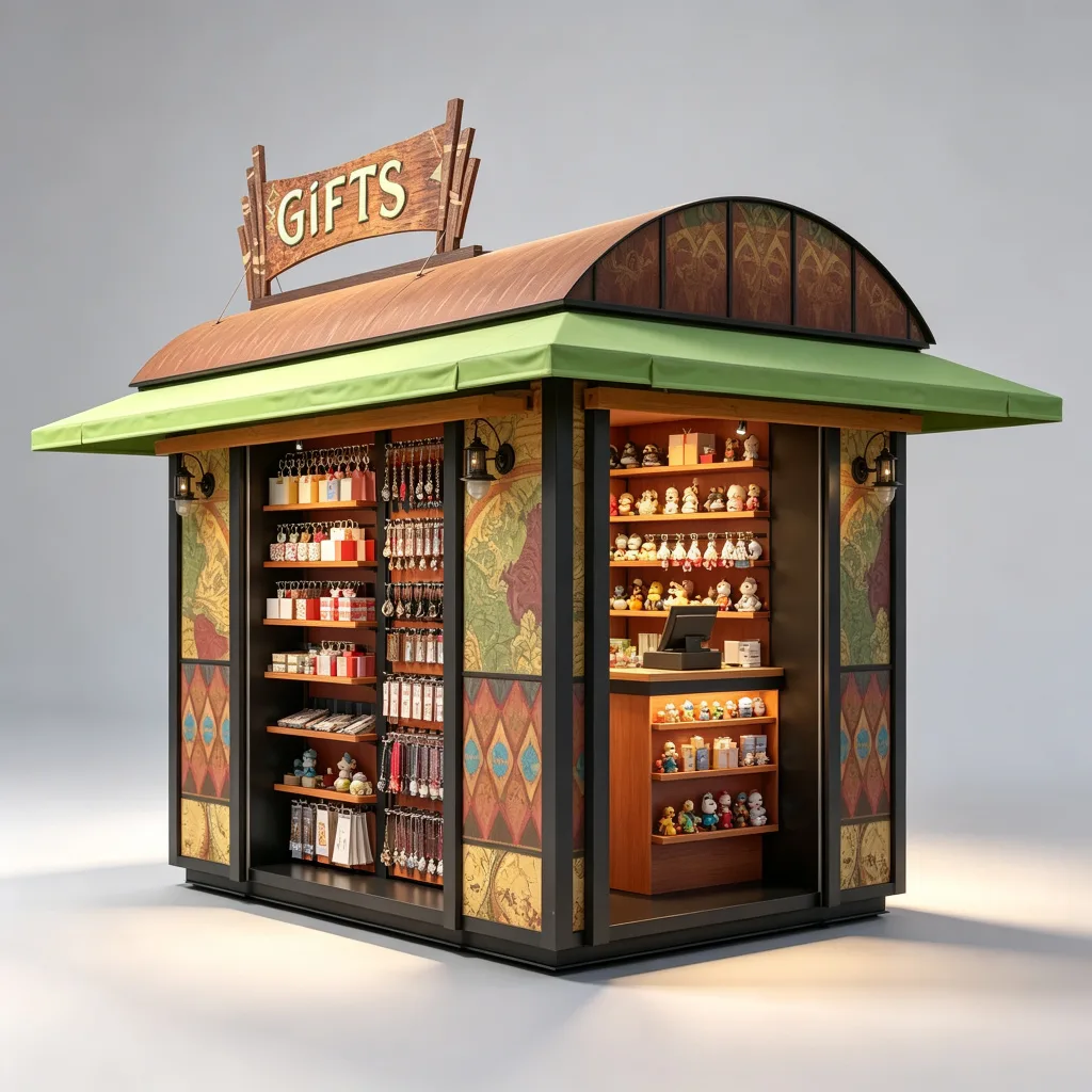 Outdoor Retail Kiosk For Sale Custom Design – custom retail display image 5