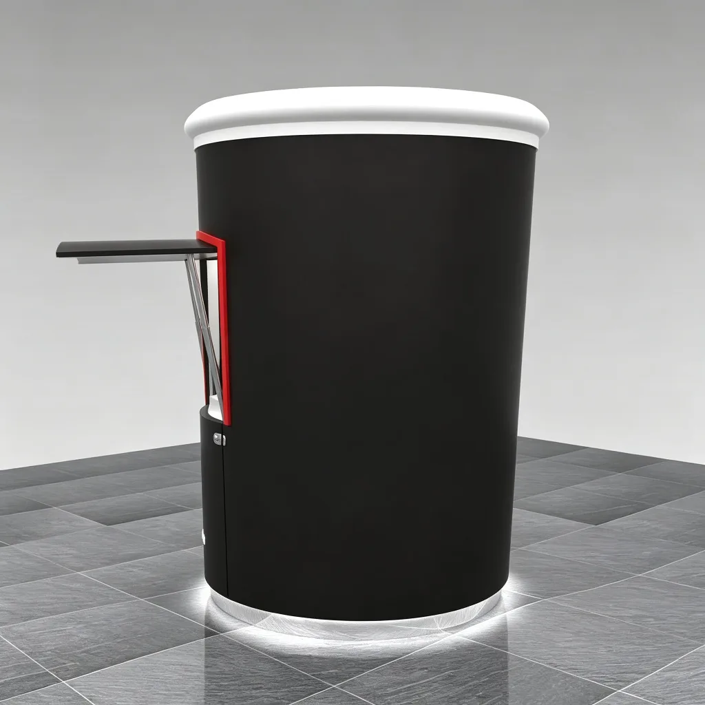 Outdoor Cafe Robot Coffee Kiosk For Sale – custom retail display image 29