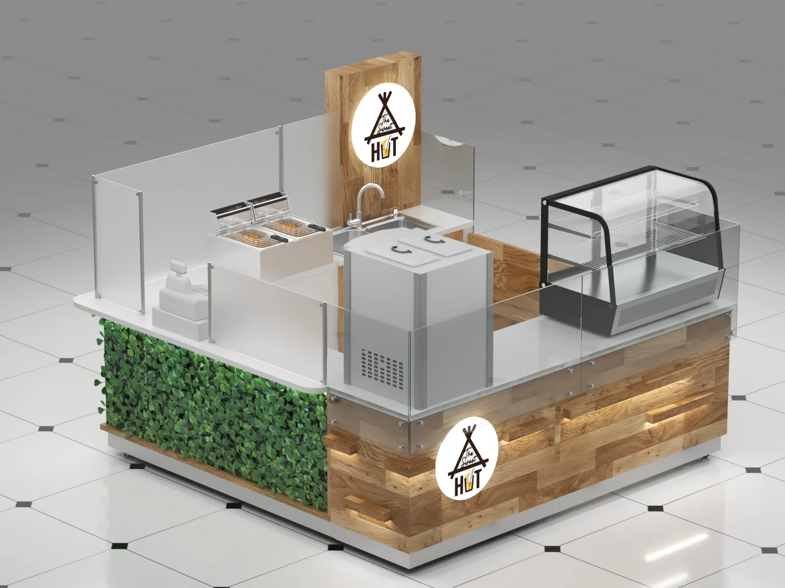Restaurant Design | Custom Food Shop Displays Counters – Luxury Bakery Shop Interior Design image 3