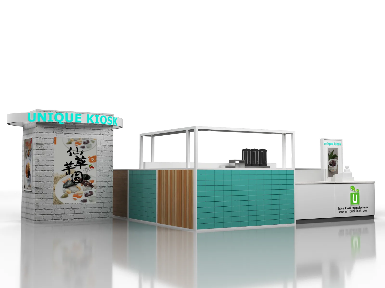 Bubble Tea Kiosk For Sale | Design Price – Spain Mall Crepe & Bubble Tea Kiosk 4m×3m | Price $6500 image 18