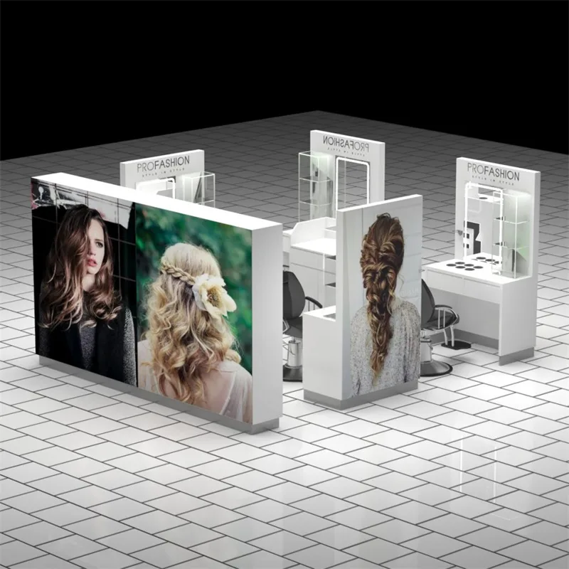 Barber Kiosk Haircut Kiosk For Sale – Matcha Tea Kiosk Real Case image 7