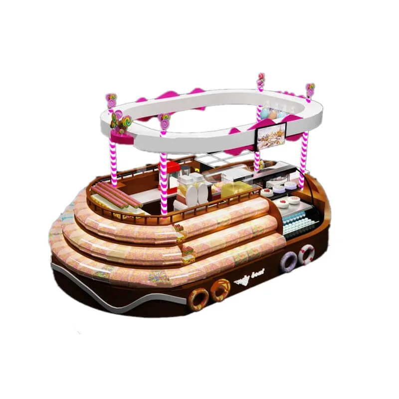 Food Kiosk | Mall Snack Food Stall For Sale – candy kiosk image 19