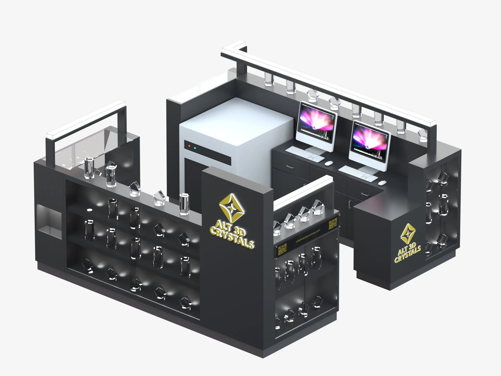 Mall Jewelry Kiosk For Sale | Custom Design – Latest Jewelry Kiosk Design image 25