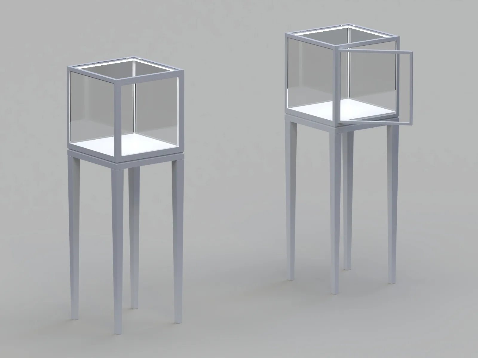 Jewelry Display Stands | Pedestal Tower Showcases – custom retail display image 1