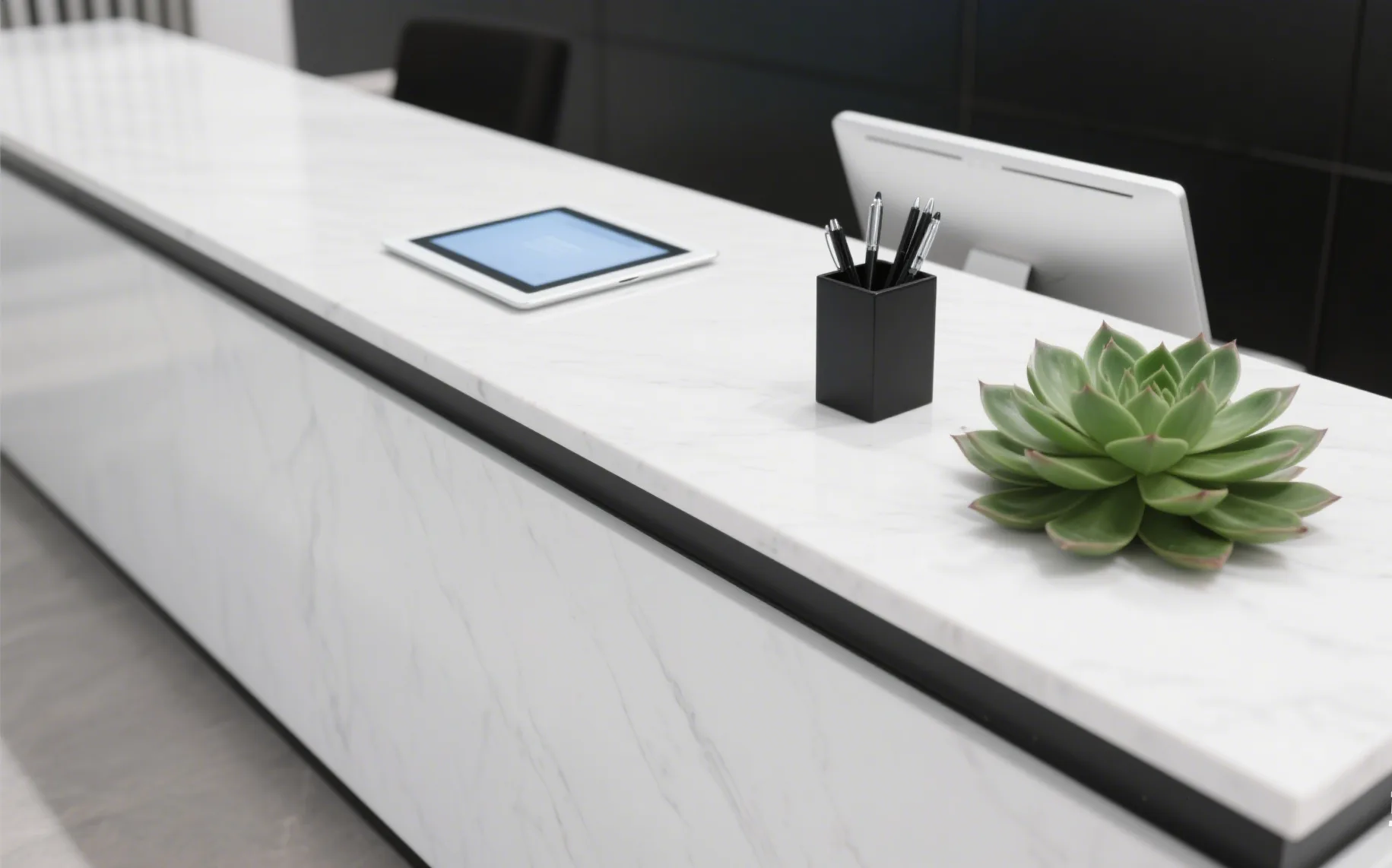 Custom Reception Desk, Counter Welcome Table For Sale – custom retail display image 84
