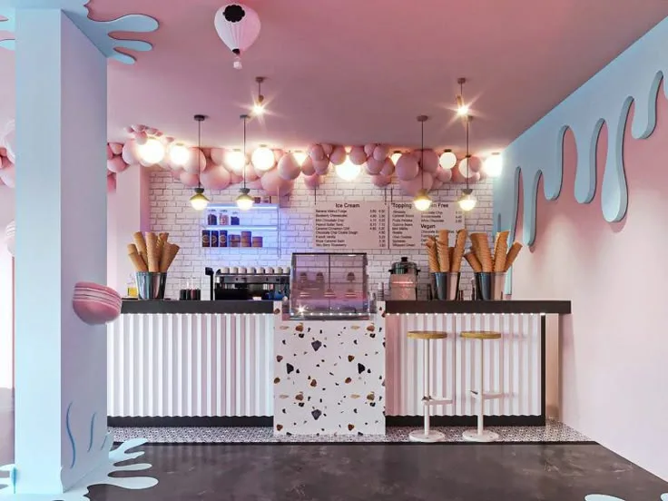 ice cream shop Ice Cream Shop Counter For Sale | Design Price – custom retail display image 11