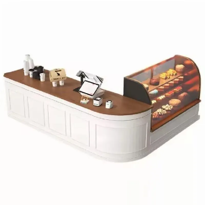 L- shaped Reception Desks For Sale – custom retail display image 18