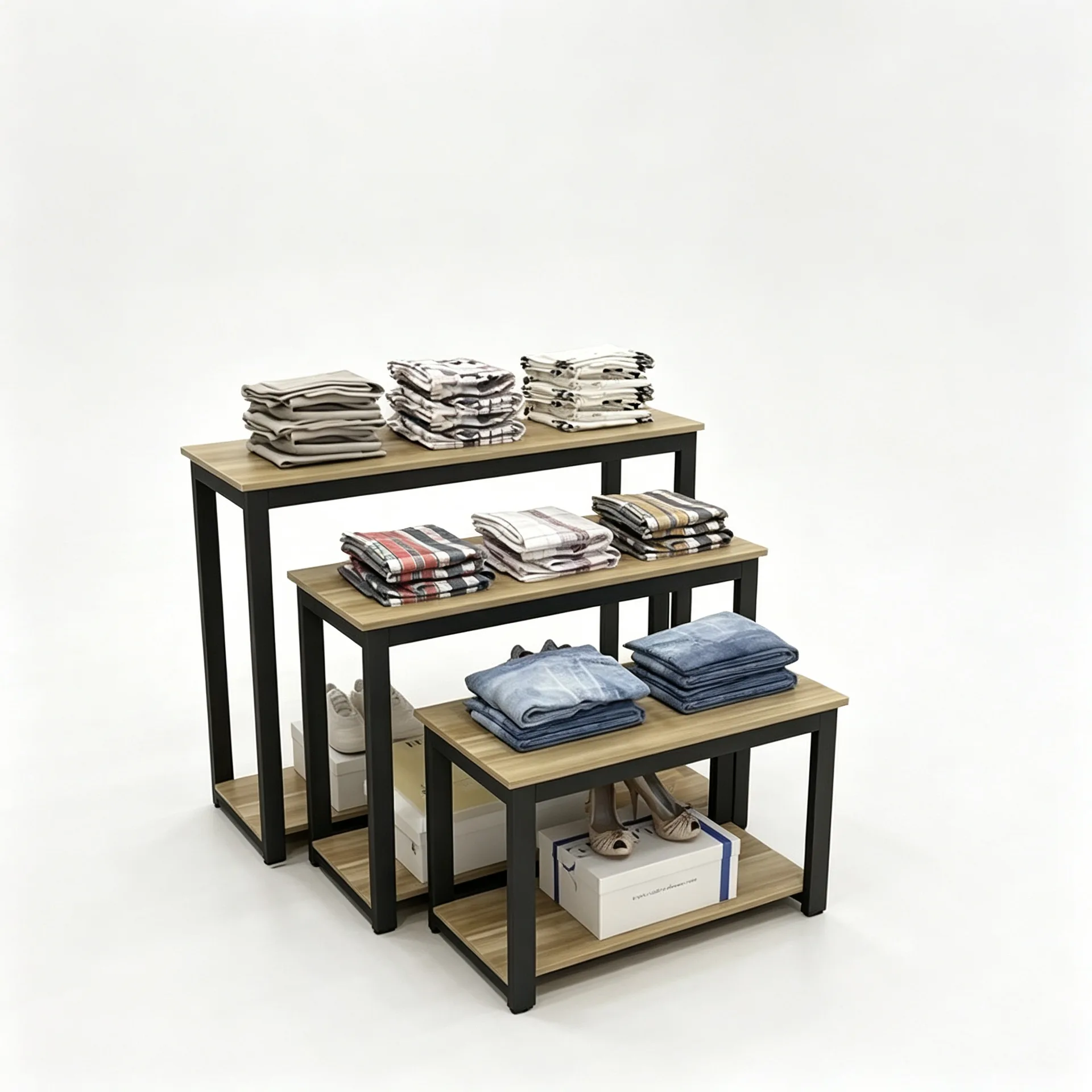 Retail Clothing Display Racks Stands For Garment Store – custom retail display image 10