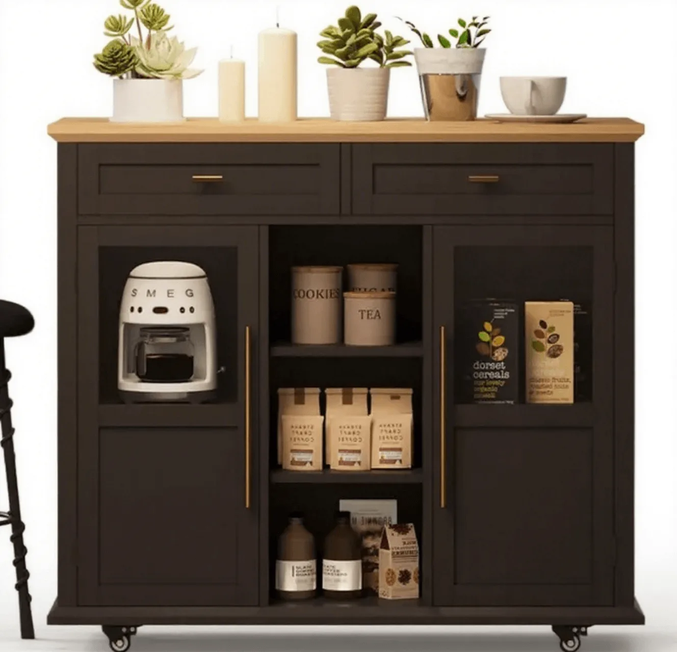 Custom Kitchen Cabinets | Stainless Steel Wood – custom retail display image 42