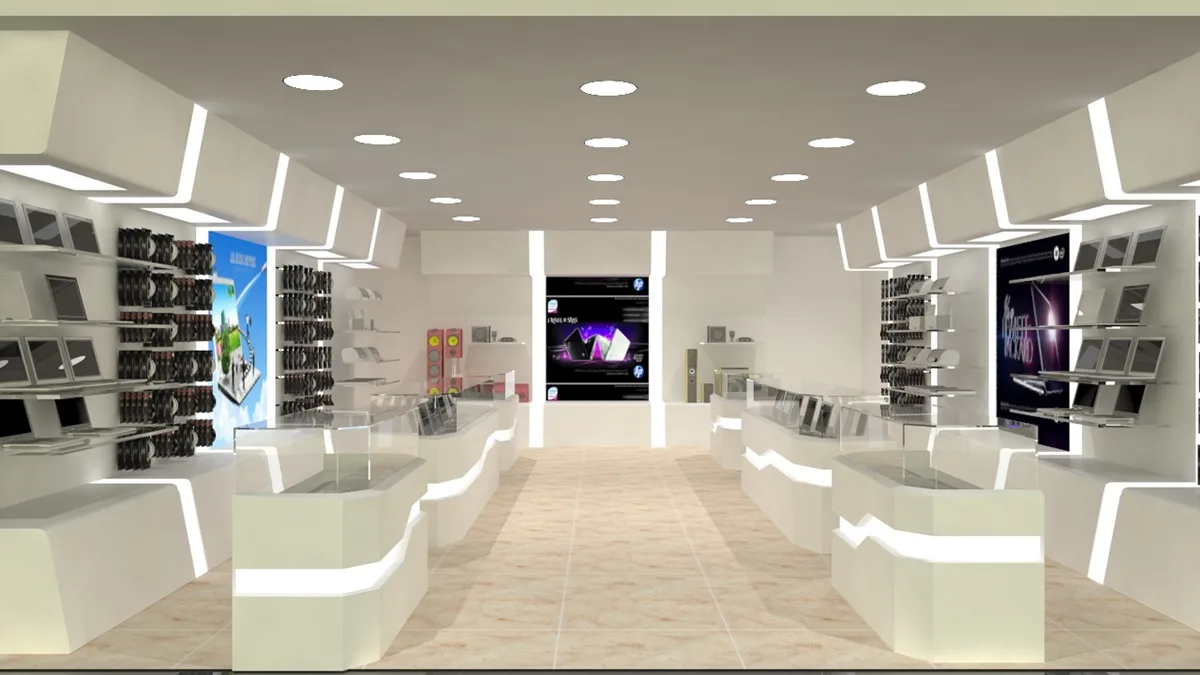 Computer Shop Design Store Displays – Stylish and cool computer store design computer display rack & display stand in hot sal
