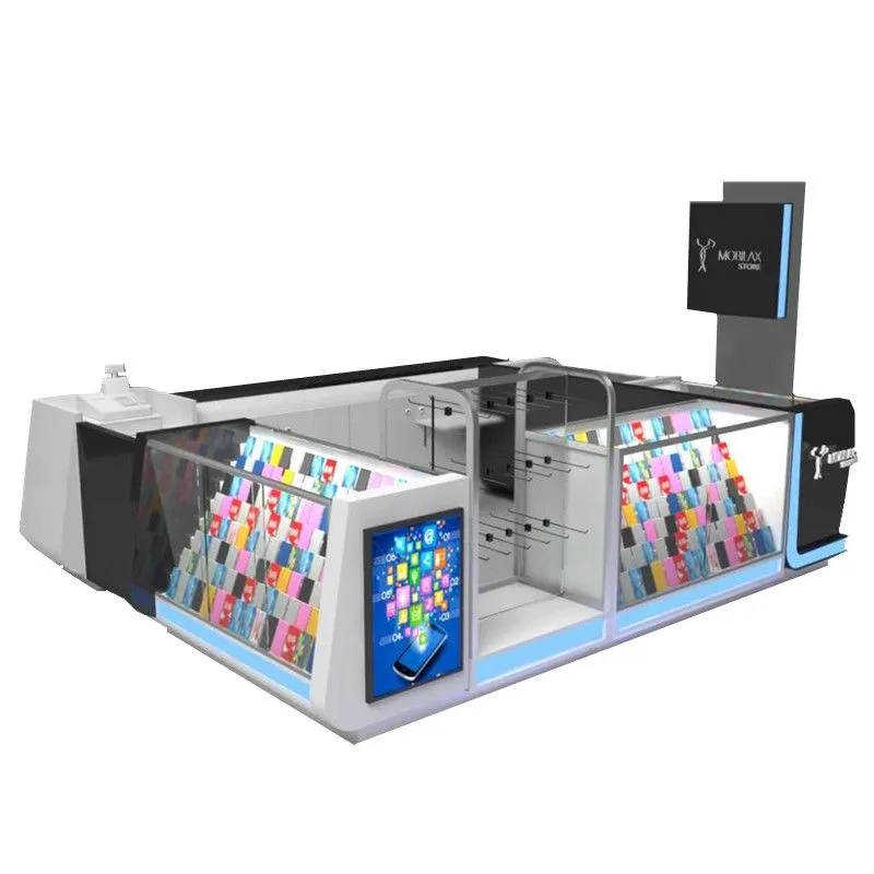 Cellphone Repair Kiosk Mobile Accessories Kiosk For Sale – custom retail display image 1
