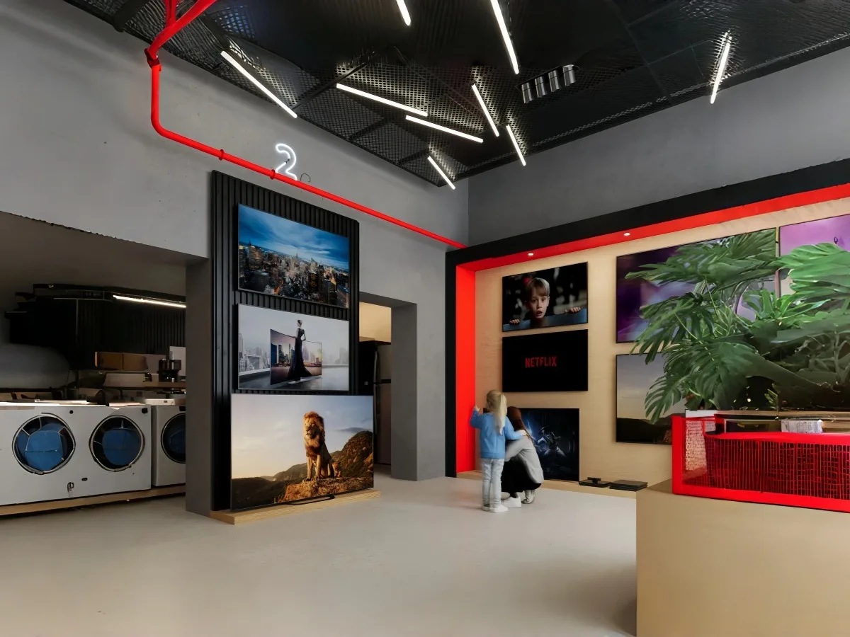 Industrial Style Home Appliances Decoration Manufacture High-end Display Fixtures