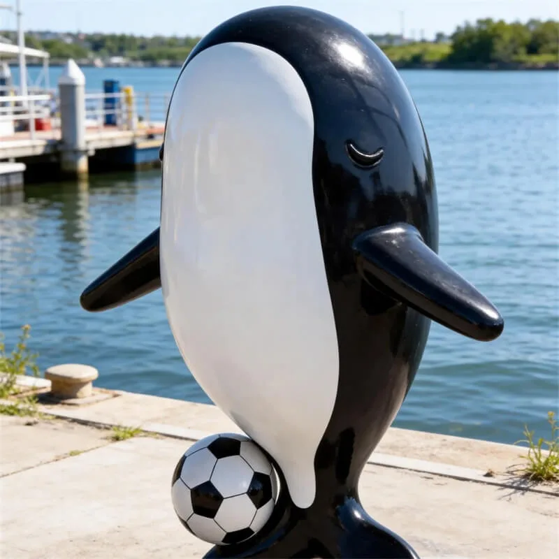 Large Whale Statues Sculptures For Sale – custom retail display image 6