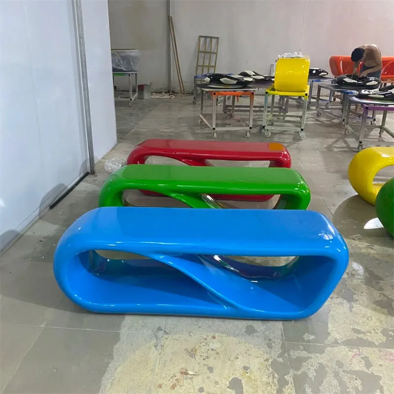 Shopping Mall Bench | Indoor FRP Bench, Chairs Seats – custom retail display image 9