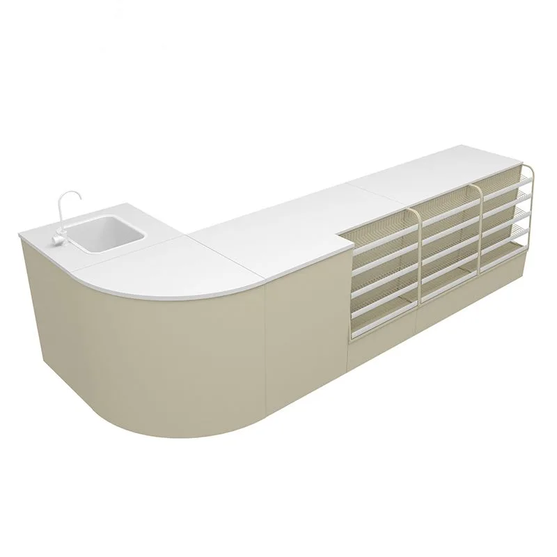 Wooden Display Counter | Glass Counter Cases For Shop – custom retail display image 74
