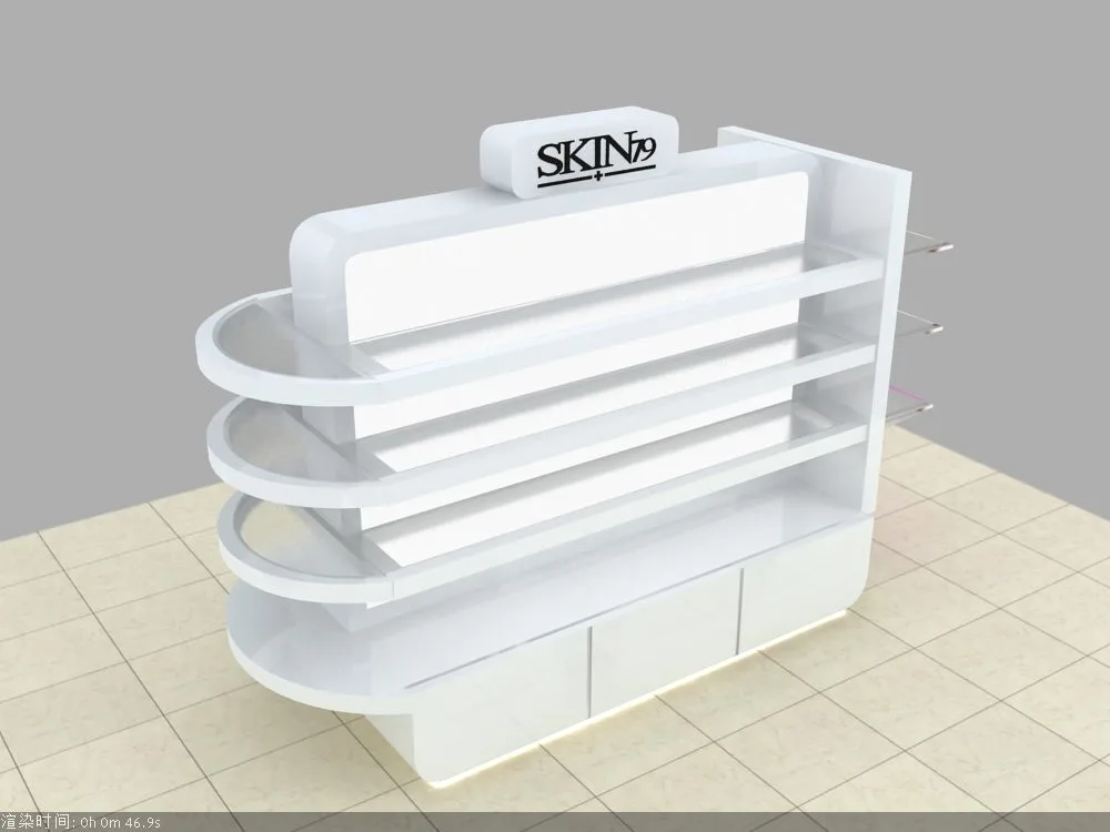 Cosmetic Makeup Display Stand Unit For Cosmetic Retail Shops – custom retail display image 87