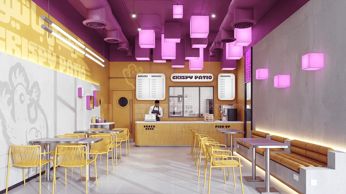 Pizza Shop Design | Pizza Store Counters, Displays Furniture – Retail Pizza store company design custom fast food stand black