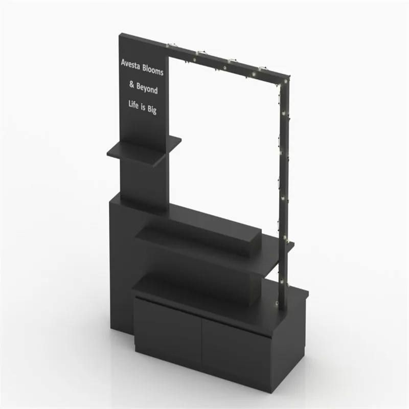 Wooden Display Counter | Glass Counter Cases For Shop – custom retail display image 50
