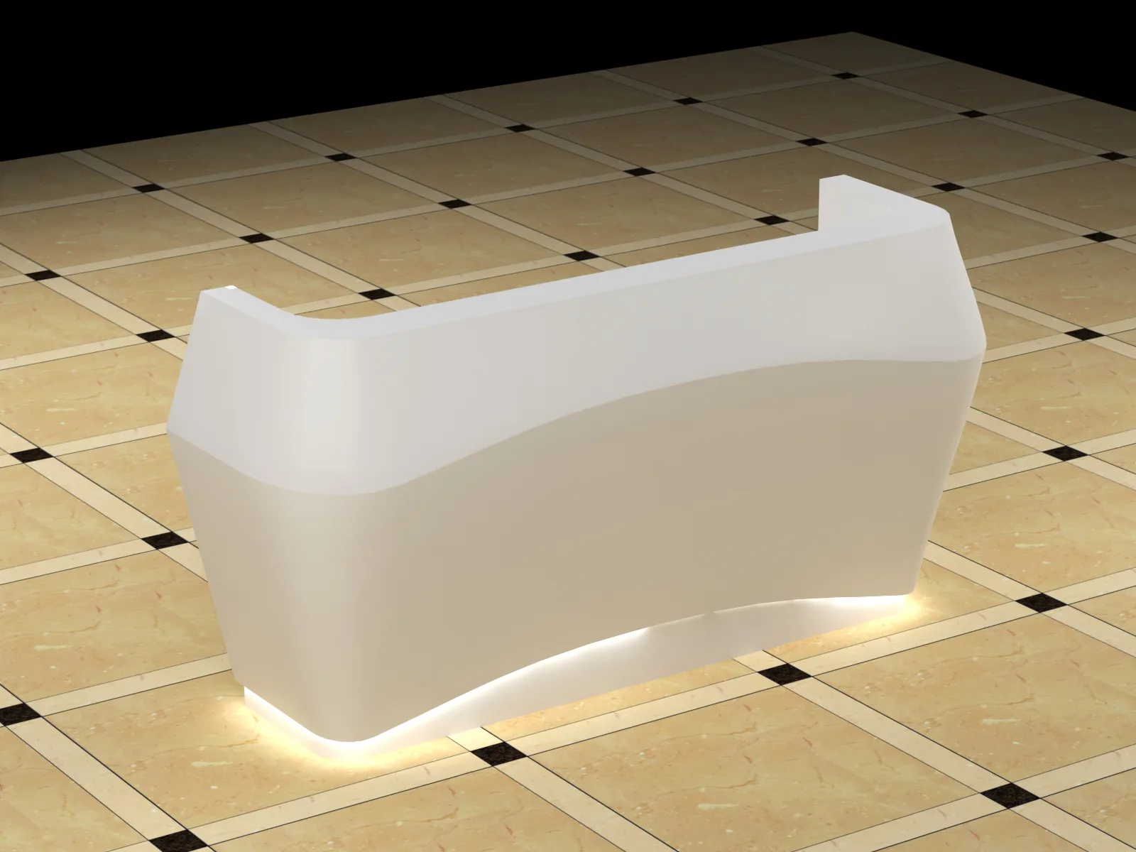 Custom Reception Desk, Counter Welcome Table For Sale – custom retail display image 147