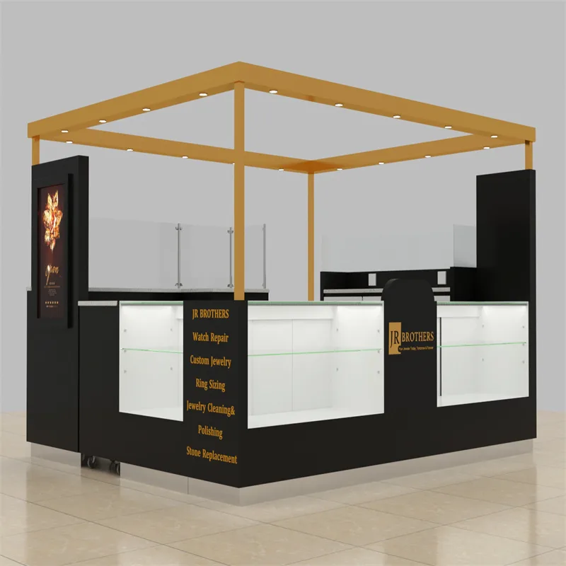 Mall Jewelry Kiosk For Sale | Custom Design – Latest Jewelry Kiosk Design image 12