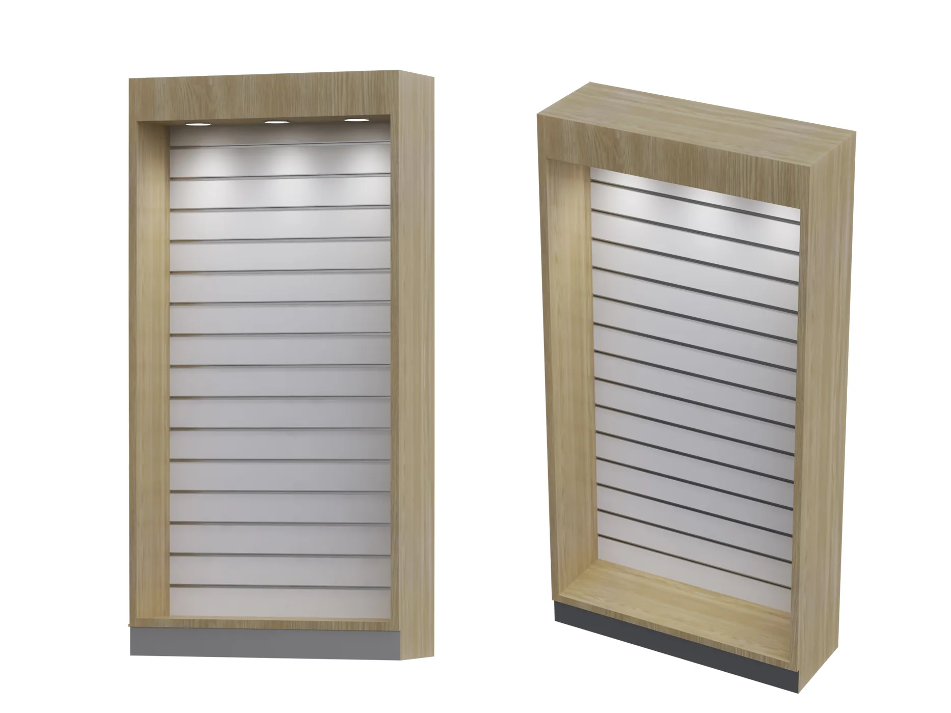 Lighted Display Cabinet | Glass Doors Shelves – custom retail display image 38