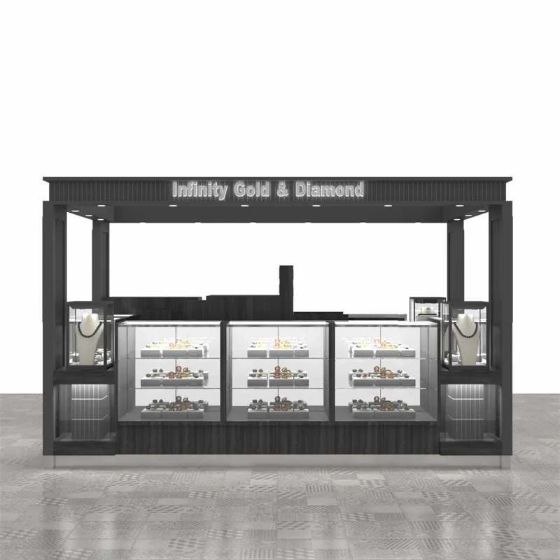 Mall Jewelry Kiosk For Sale | Custom Design – Latest Jewelry Kiosk Design image 15