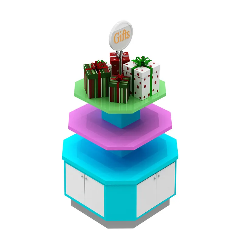 Charming Gifts Display Stand Design Colorful Candy Display Cabinet for Sale — view 2