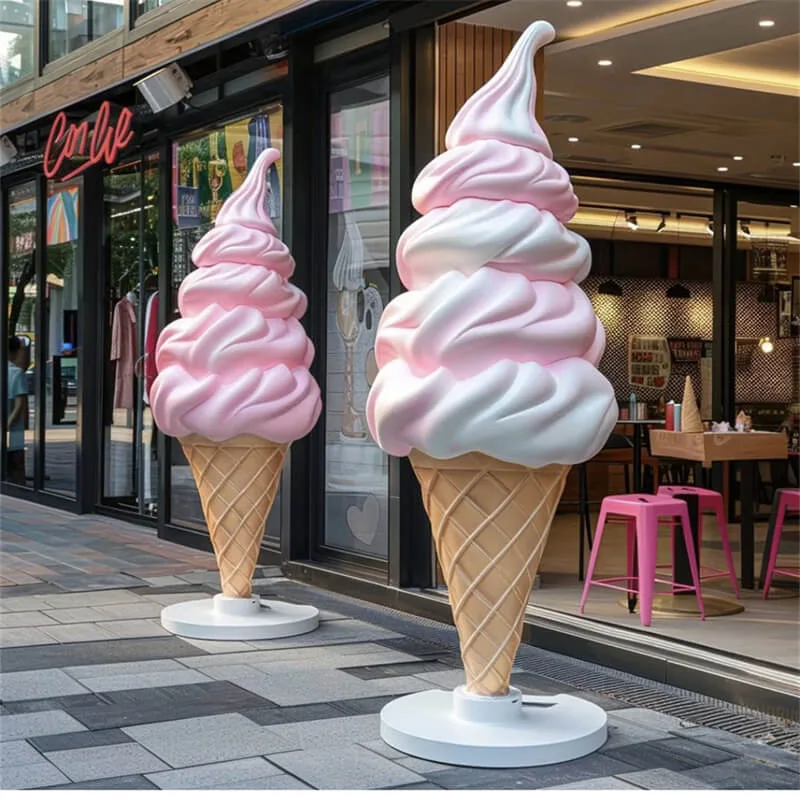Gaint Ice Cream Props Statues | Fiberglass – custom retail display image 30