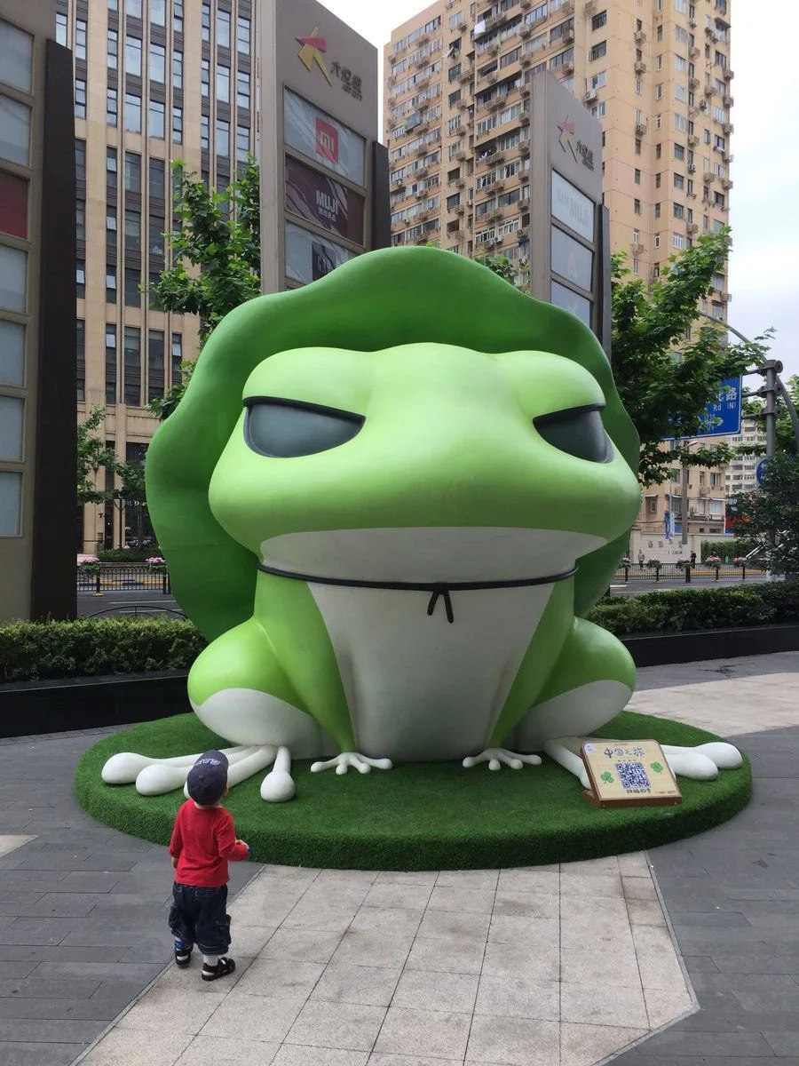 Frog Toad Statues, Figurines Sculptures For Garden | FRP – custom retail display image 6