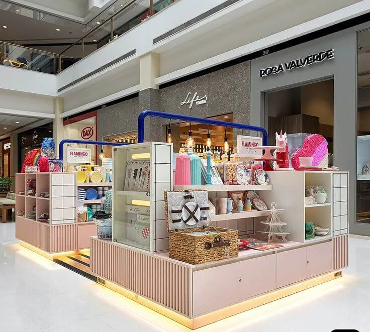 Toy Kiosk Toy Stall For Sale – Playful Display Design: Layered Podiums for Interactive Shopping image 4