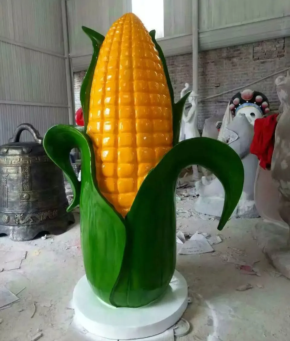 Fiberglass Corn Statues Sculptures For Sale – custom retail display image 10