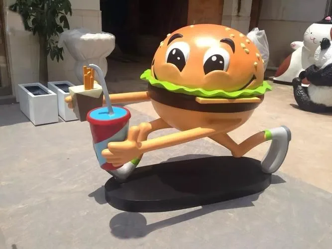 Giant Fiberglass Hamburger Props Statues For Sale – custom retail display image 6
