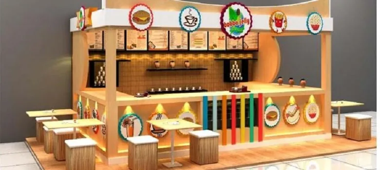 Food Kiosk | Mall Snack Food Stall For Sale – custom retail display image 22
