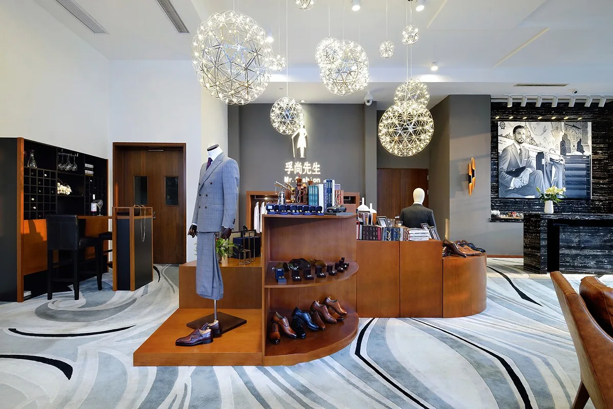 Men s Clothing Store Design, Displays Decor – Stylish Men’s clothing Store Interior Design Clothing Display Rack image 3