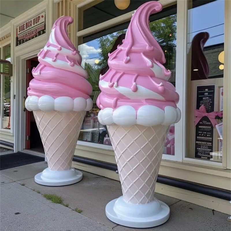 Gaint Ice Cream Props Statues | Fiberglass – custom retail display image 29