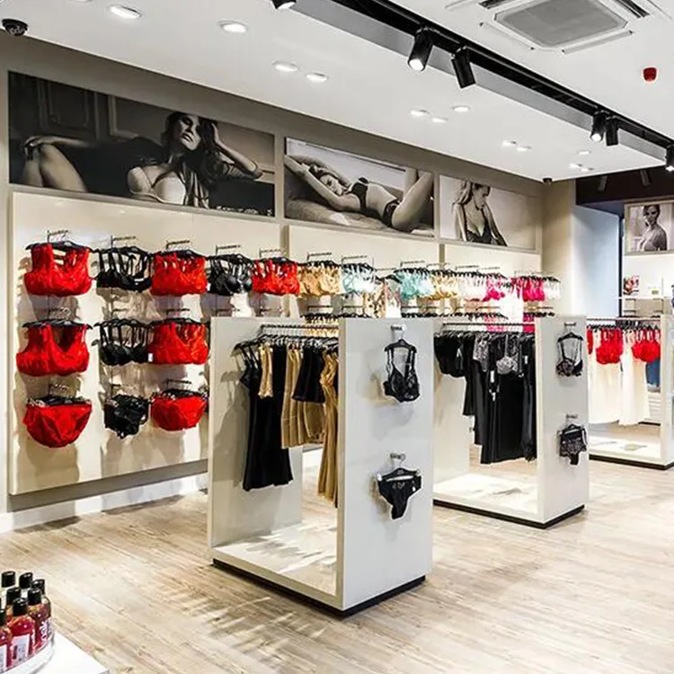 Lingerie Shop Design, Displays Store Fixtures – Manufacture Underwear Retail Shop Display Fixtures Design Ideas in Lingerie S