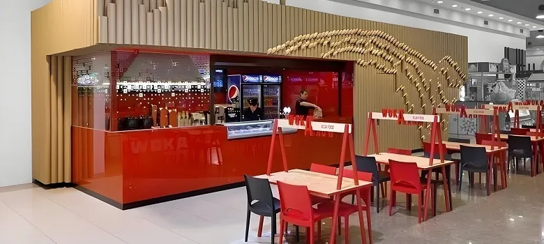 Food Kiosk | Mall Snack Food Stall For Sale – custom retail display image 24