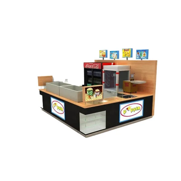 Food Kiosk | Mall Snack Food Stall For Sale – popcorn kiosk image 8