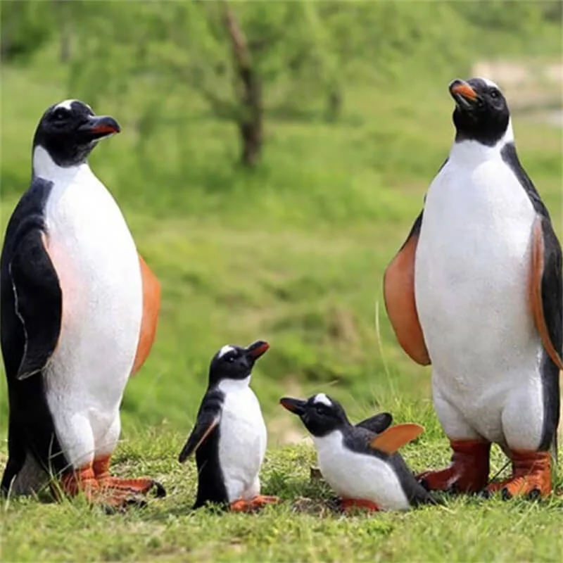 Large Penguin statue Sculptures For Outdoor – custom retail display image 5