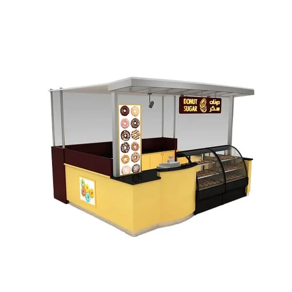Food Kiosk | Mall Snack Food Stall For Sale – donut kiosk image 10