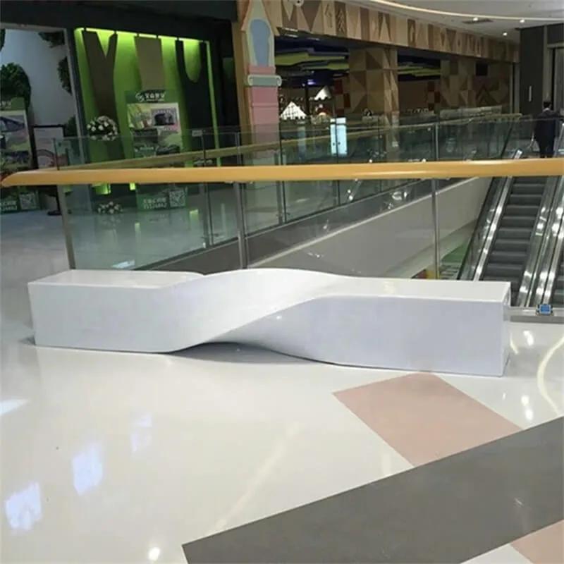 Shopping Mall Bench | Indoor FRP Bench, Chairs Seats – custom retail display image 38