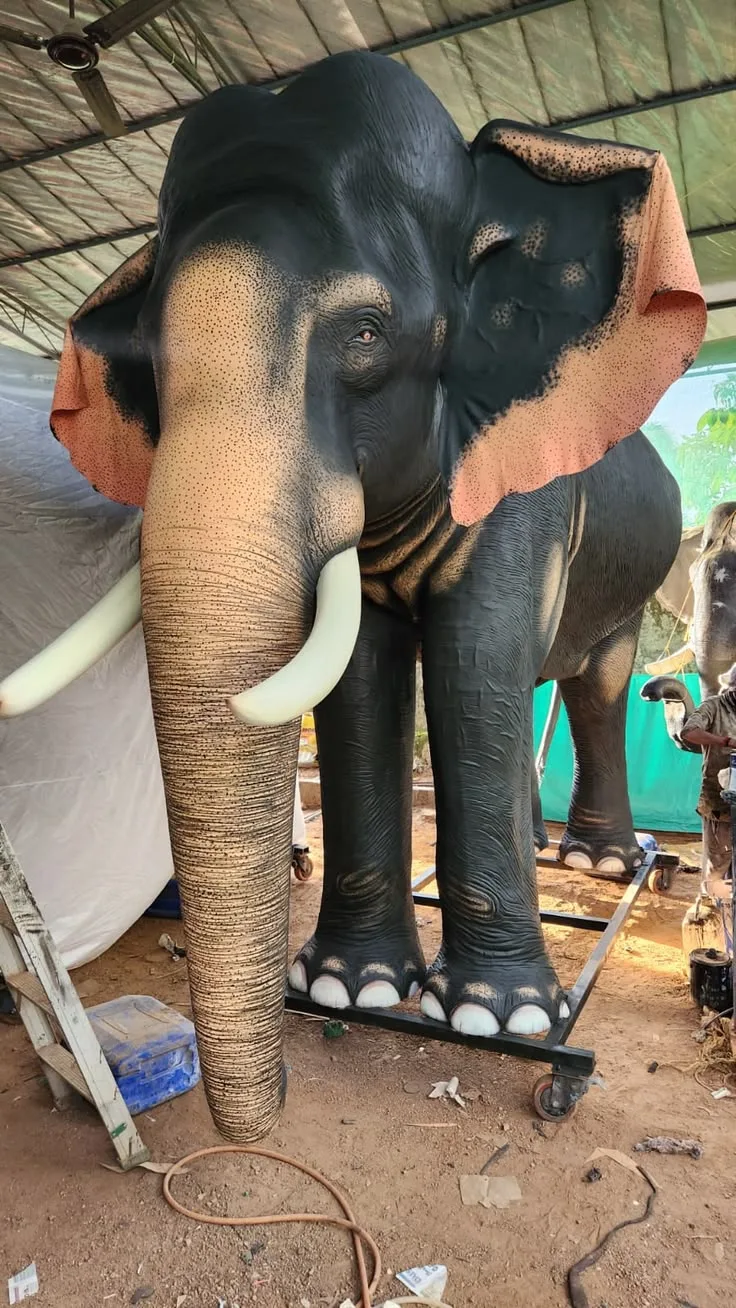 FRP Elephants Statues, Sculptures Ornaments | Outdoor – custom retail display image 11