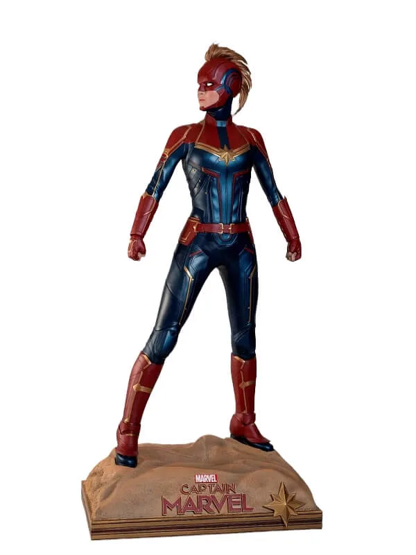 Life Size Marvel Superhero Statues Figurines For Sale – Captain Marvel image 3