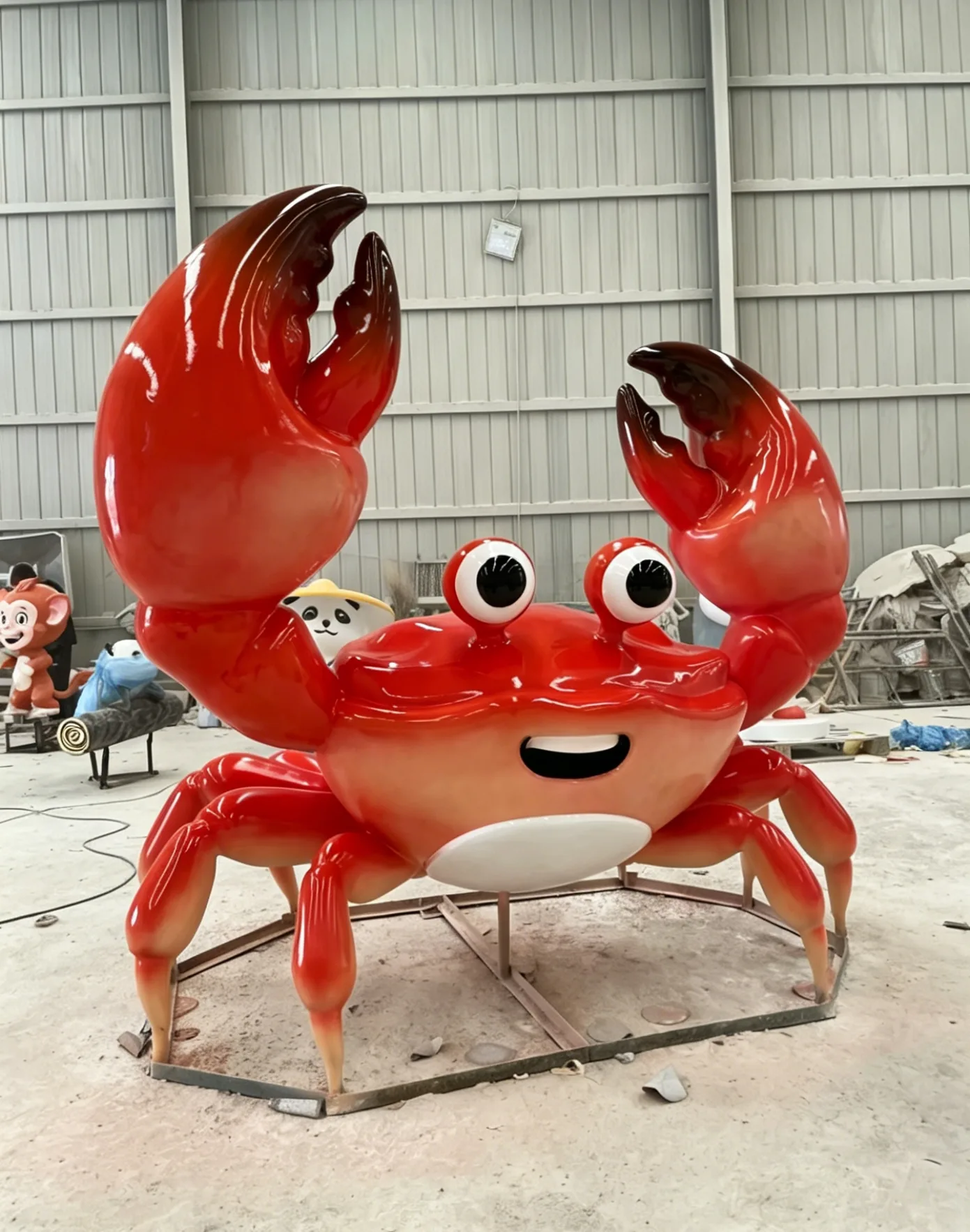 Crab Lobster Sculptures For Sale – custom retail display image 5