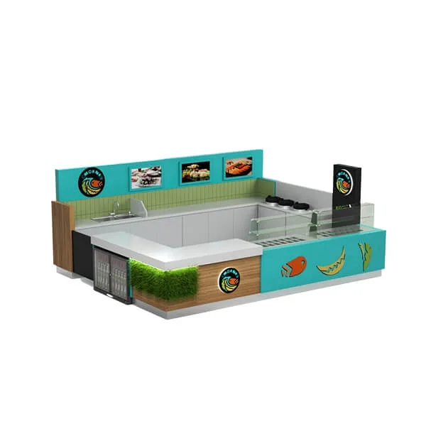 Food Kiosk | Mall Snack Food Stall For Sale – sushi kiosk image 9