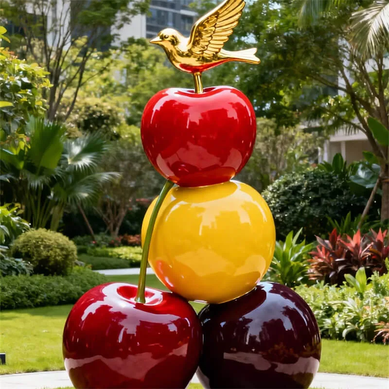 Large Fiberglass Cherry Sculpture Statues For Sale | Outdoor – custom retail display image 23