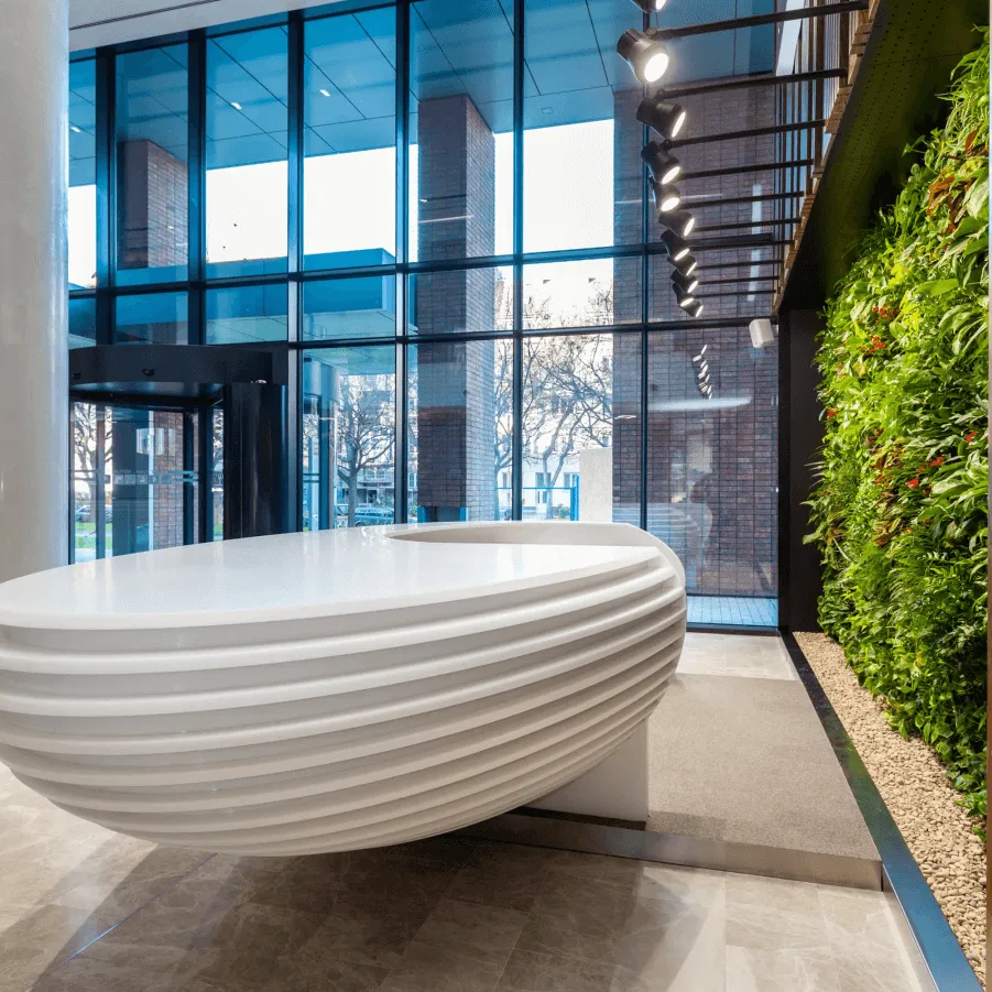 Modern Reception Desks, Counters Tables – custom retail display image 33