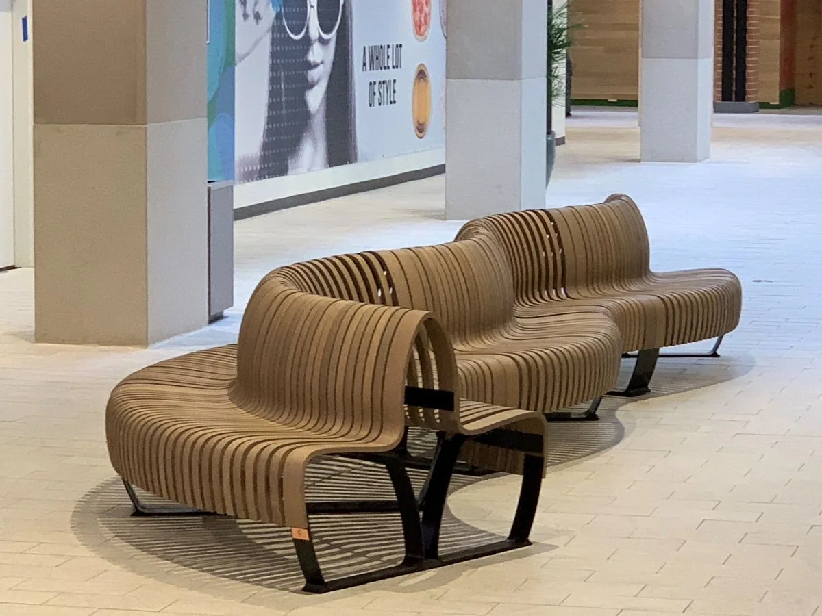 Shopping Mall Bench | Indoor FRP Bench, Chairs Seats – custom retail display image 6