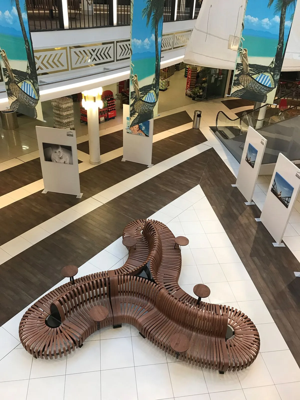 Shopping Mall Bench | Indoor FRP Bench, Chairs Seats – custom retail display image 5